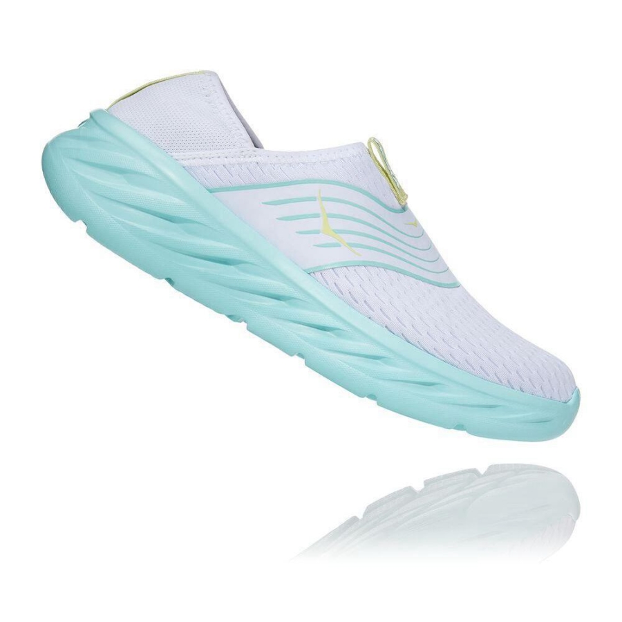 White Hoka ORA Women's Recovery Shoes | USA53BLEM