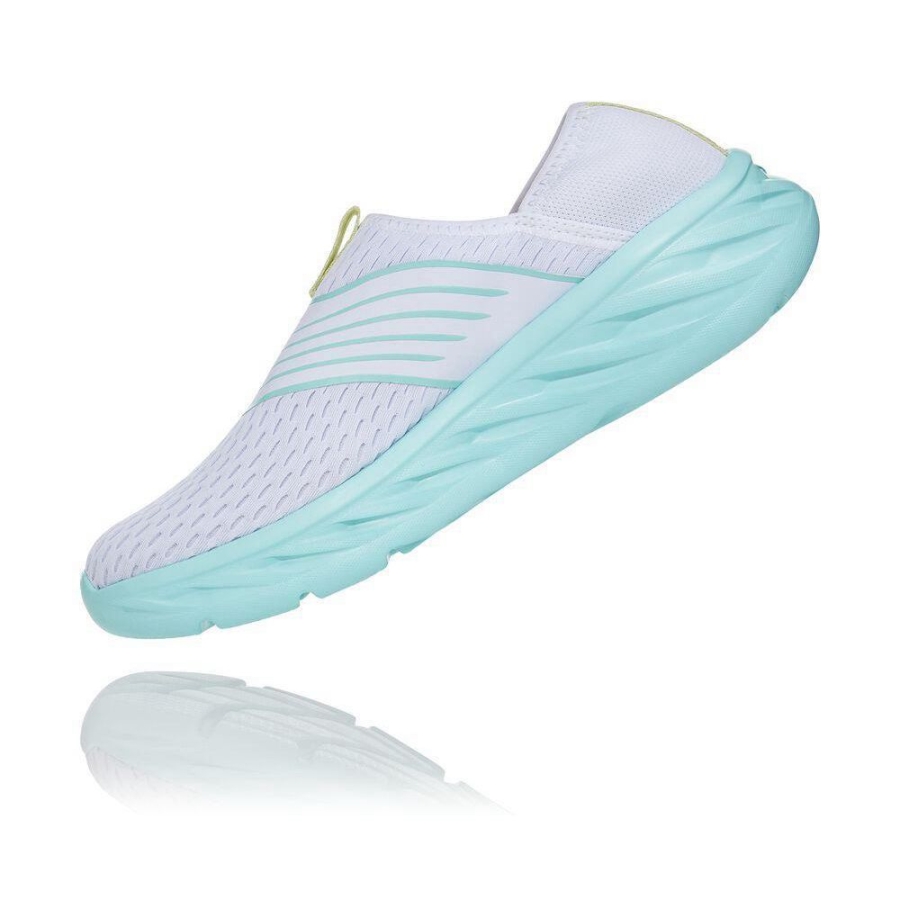 White Hoka ORA Women's Recovery Shoes | USA53BLEM