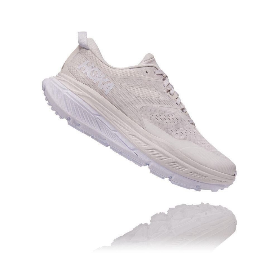 White Hoka Stinson ATR 6 Men's Lifestyle Shoes | USA09XKPA