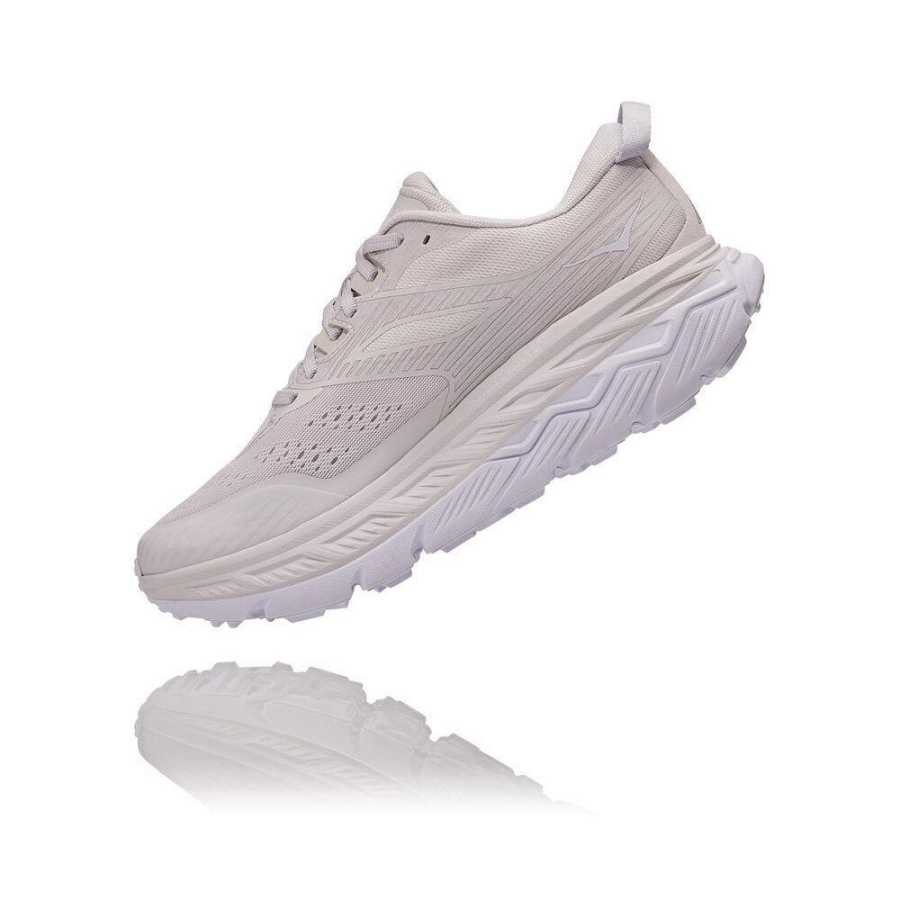 White Hoka Stinson ATR 6 Men's Lifestyle Shoes | USA09XKPA