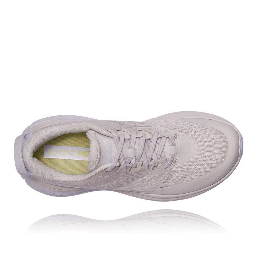 White Hoka Stinson ATR 6 Women's Lifestyle Shoes | USA72MYFP