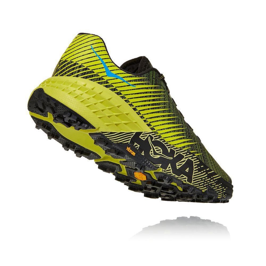 Yellow / Black Hoka EVO Speedgoat Men's Sneakers | USA47IFWH