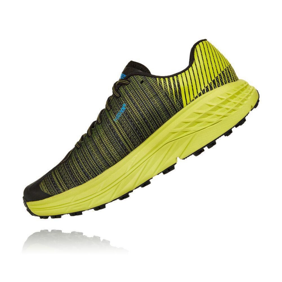 Yellow / Black Hoka EVO Speedgoat Men's Sneakers | USA47IFWH