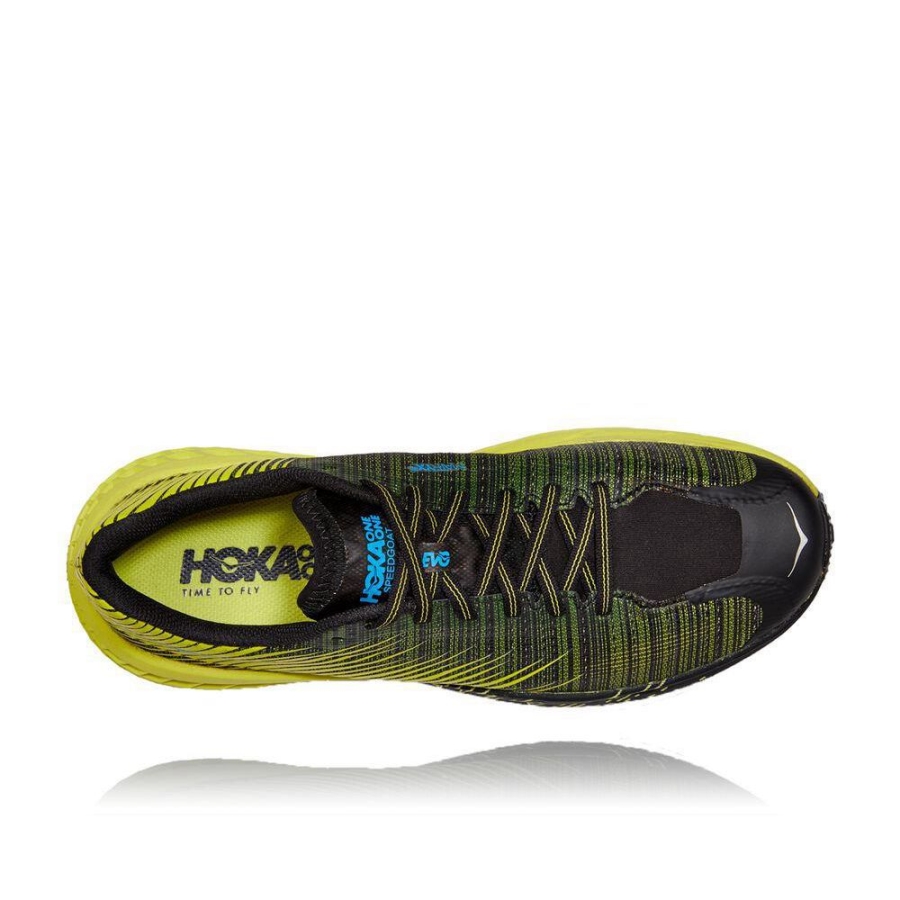 Yellow / Black Hoka EVO Speedgoat Men's Sneakers | USA47IFWH