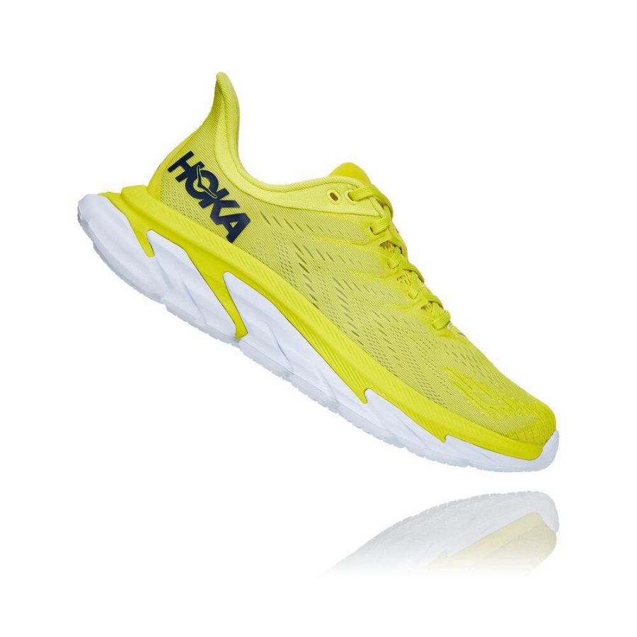 Yellow Hoka Clifton Edge Men's Sneakers | USA17JDFC