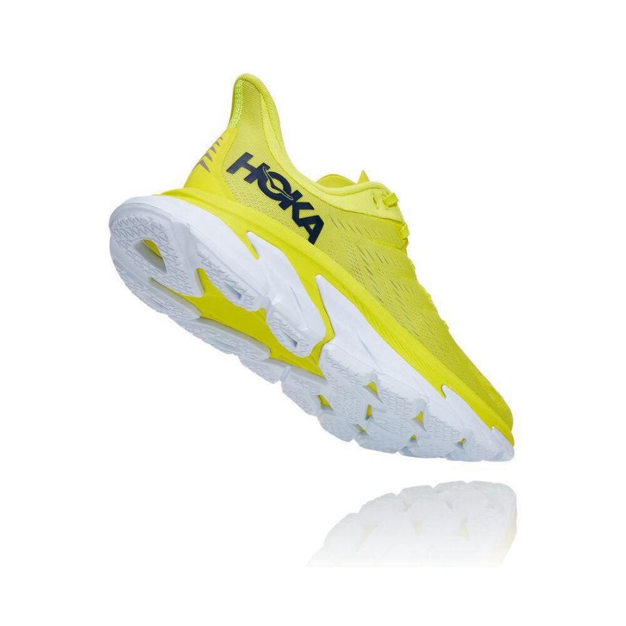 Yellow Hoka Clifton Edge Men's Sneakers | USA17JDFC