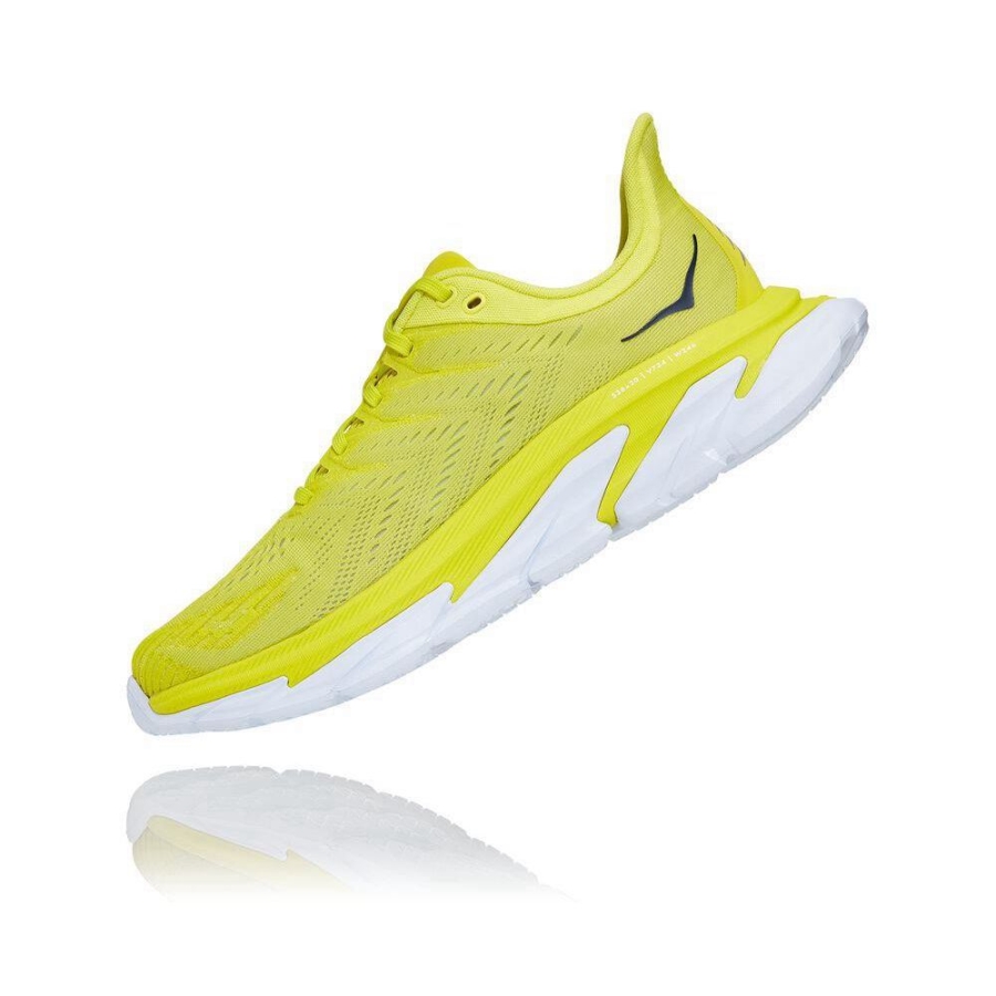 Yellow Hoka Clifton Edge Men's Sneakers | USA17JDFC