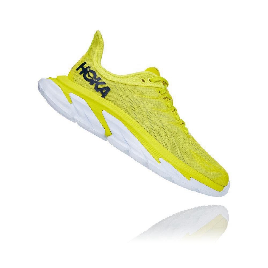 Yellow Hoka Clifton Edge Women's Road Running Shoes | USA67JAIQ