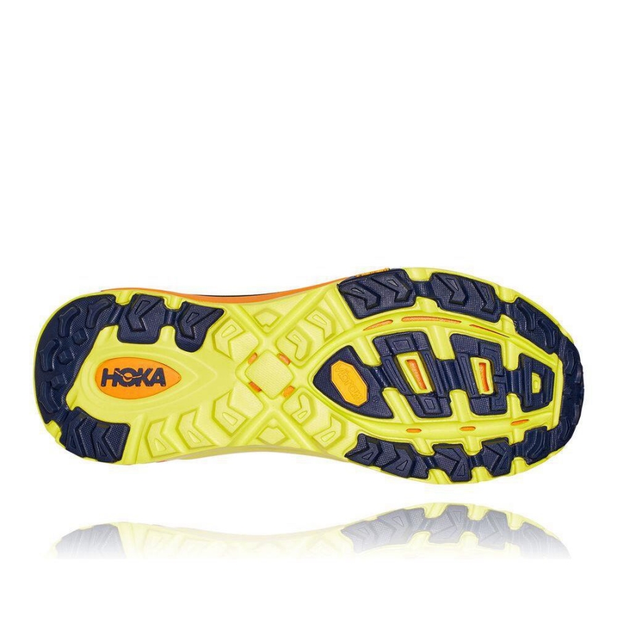 Yellow / Orange Hoka Mafate Speed 3 Men's Hiking Shoes | USA12GFBA