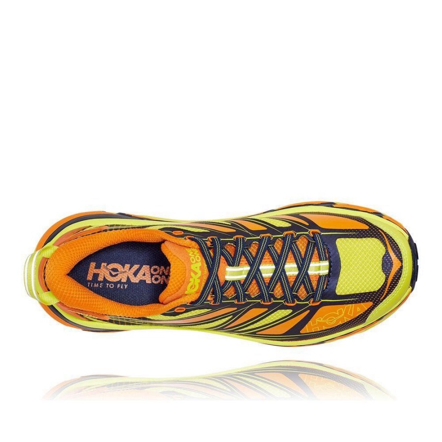 Yellow / Orange Hoka Mafate Speed 3 Men's Sneakers | USA31QRKE