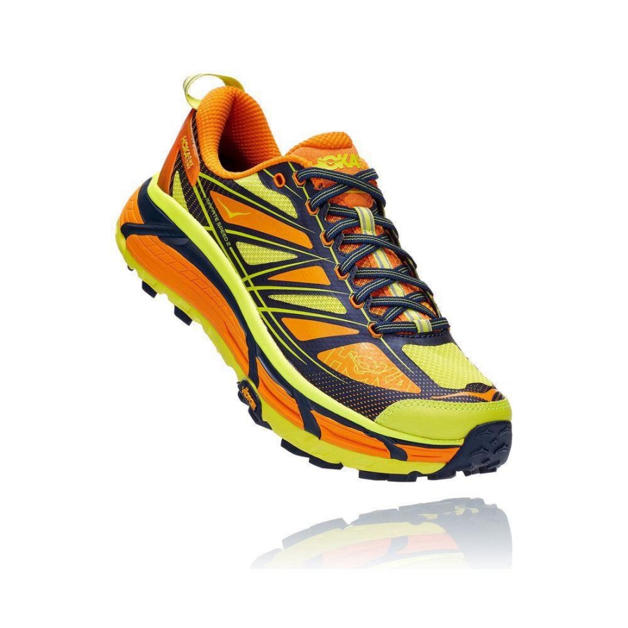 Yellow / Orange Hoka Mafate Speed 3 Men\'s Sneakers | USA31QRKE